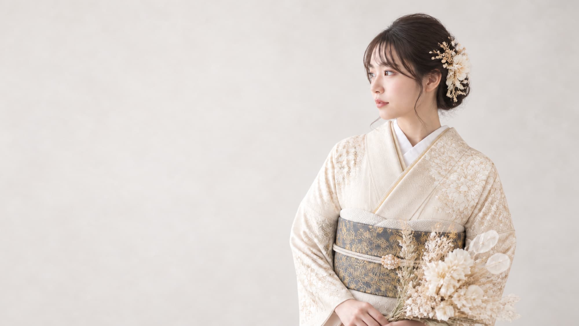 着物姿のポートレート